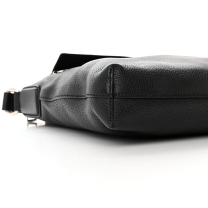 Gucci Pebbled Calfskin Medium Soho Messenger Bag Black 9 of 13