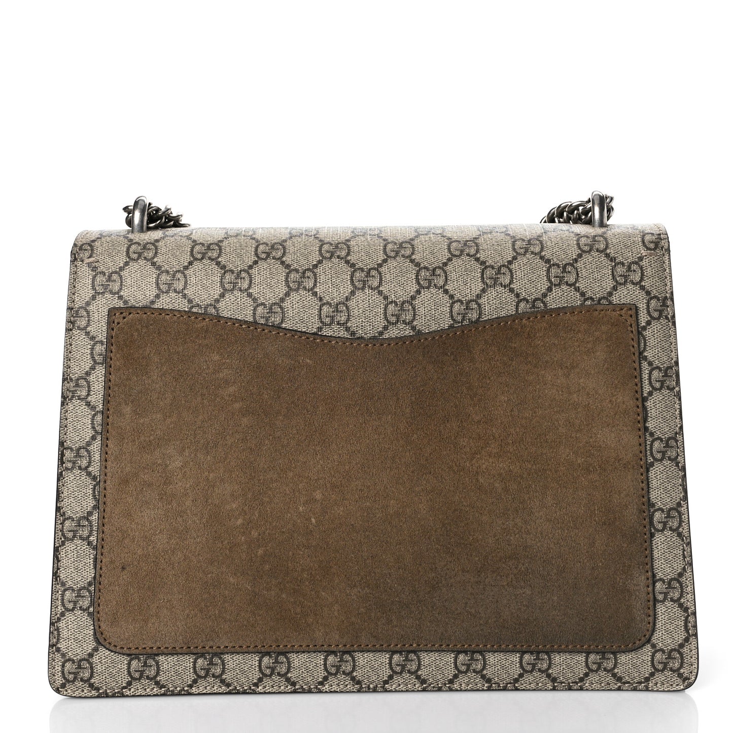 GG Supreme Monogram Medium Dionysus Shoulder Bag Taupe