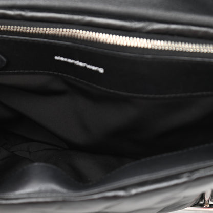 Alexander Wang Calfskin Quilted Halo Crossbody Bag Black 5 of 10