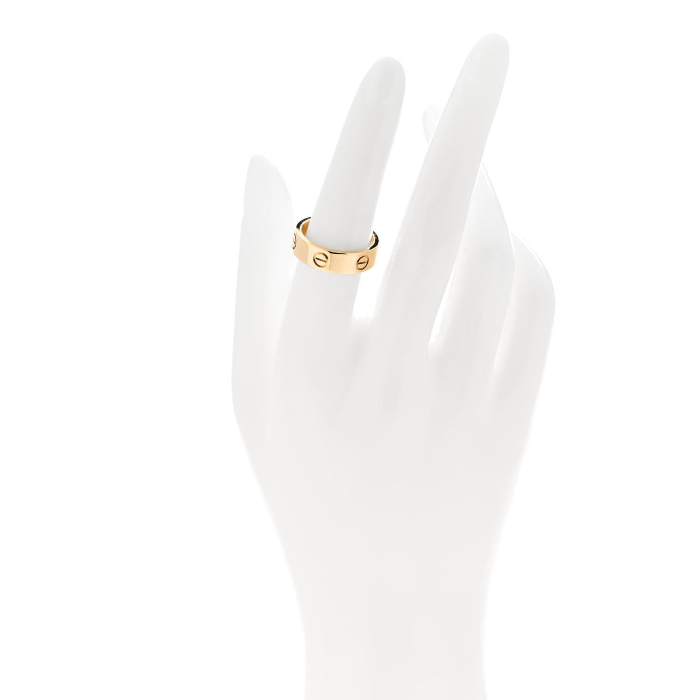 18K Yellow Gold 5.5mm LOVE Ring 54 6.75