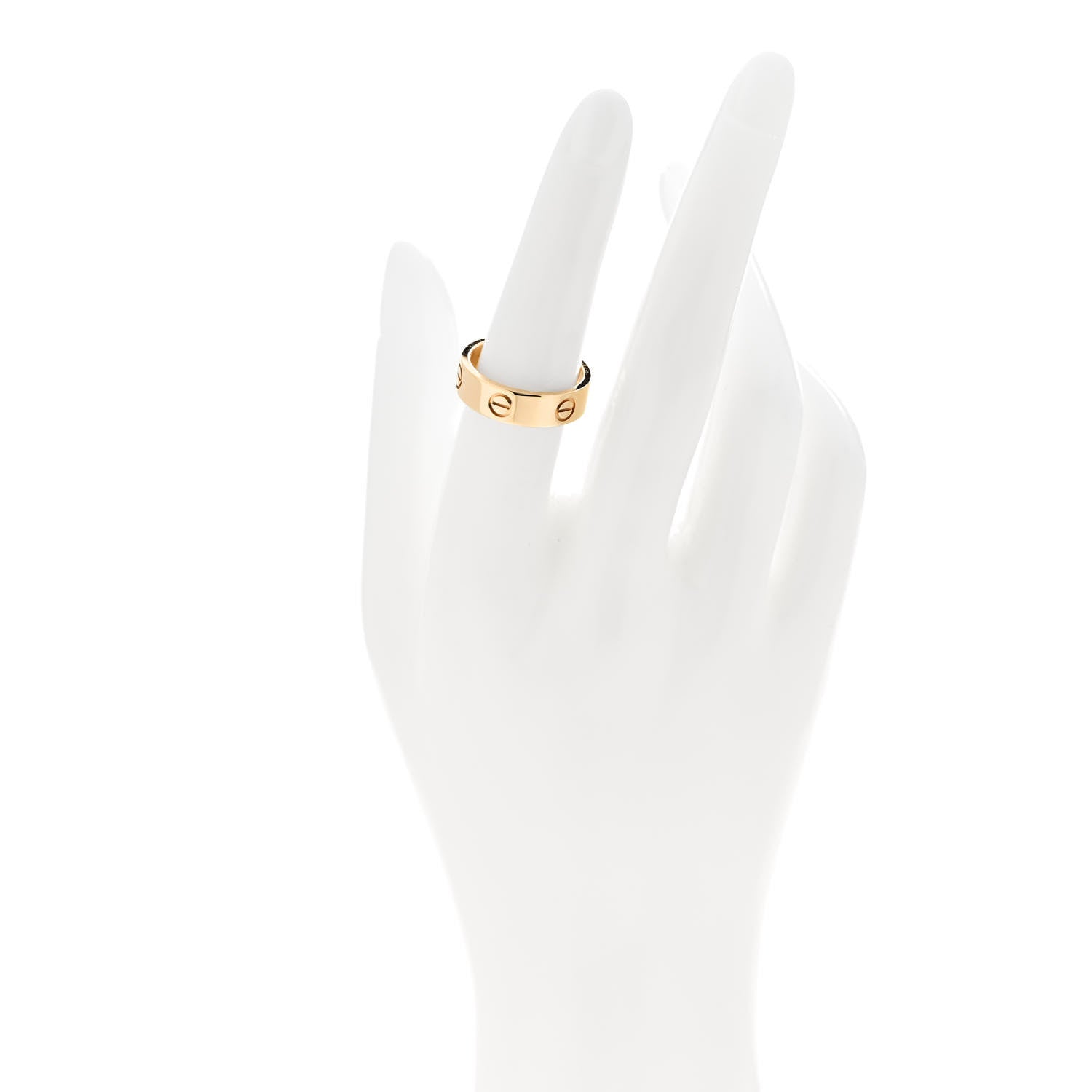 Cartier 18K Yellow Gold 5.5mm LOVE Ring 54 6.75 2 of 5
