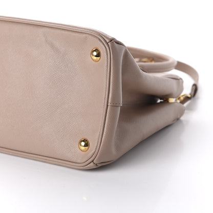 Prada Saffiano Small Galleria Double Zip Tote Cammeo 7 of 11