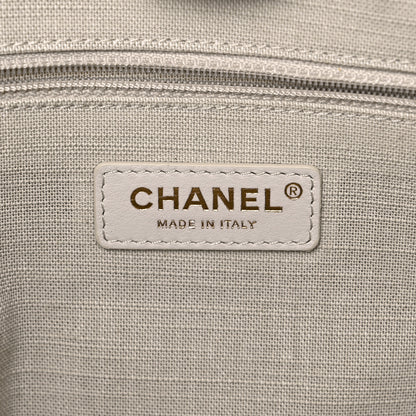 Chanel Metallic Calfskin Medium Deauville Tote Gold 7 of 13