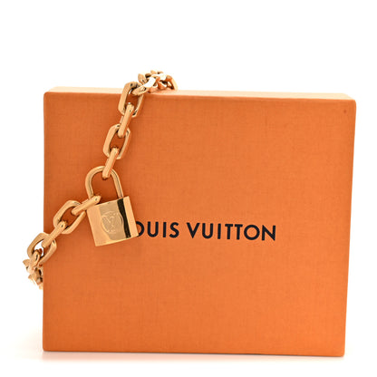 Louis Vuitton LV Edge Necklace Cadenas Gold 5 of 5