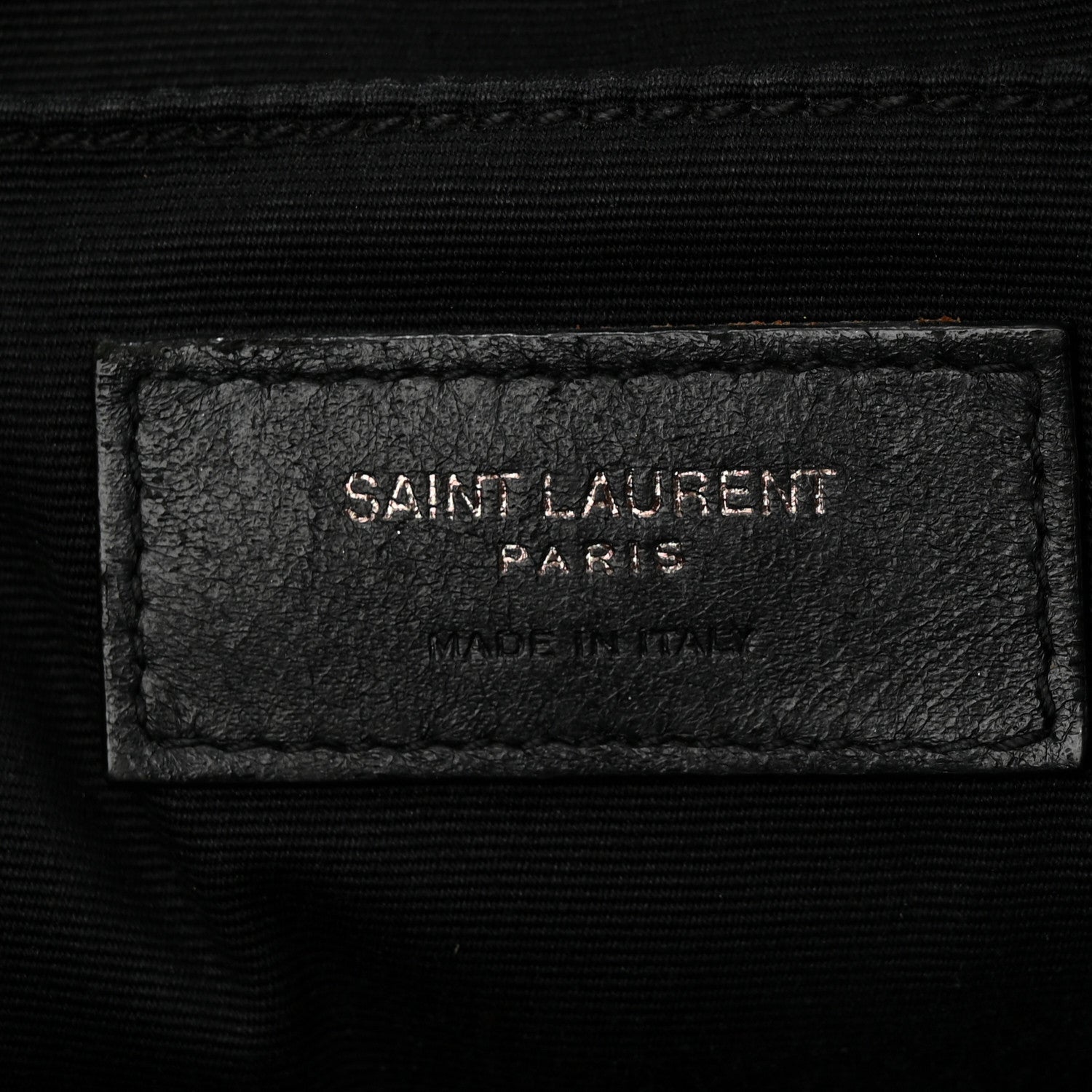 Saint Laurent Calfskin Matelasse Monogram Lou Camera Bag Black 6 of 12