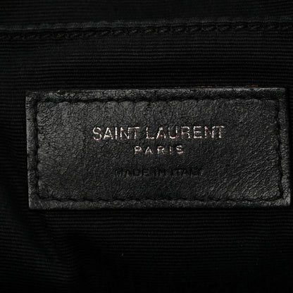 Saint Laurent Calfskin Matelasse Monogram Lou Camera Bag Black 6 of 12