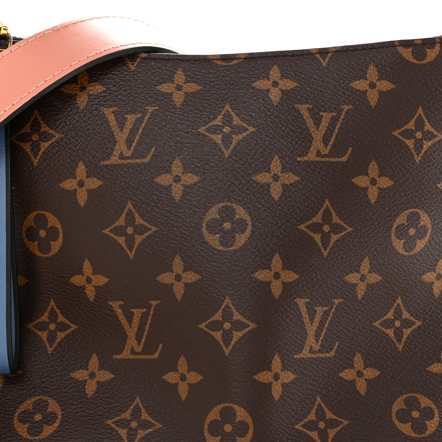Louis Vuitton Monogram Beaubourg Hobo Mini Bordeaux Red Peach Safran Blue Jean Blue 8 of 15