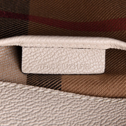 Burberry Soft Grain Calfskin Medium Buckle Tote Limestone 8 of 12