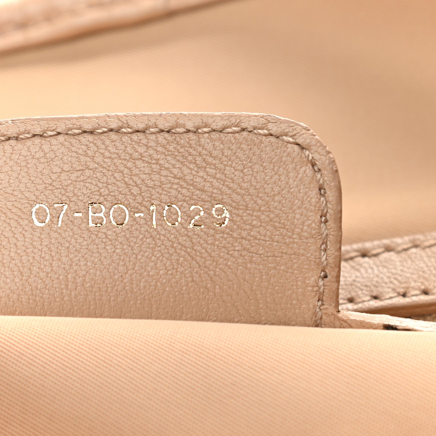 Satin Cannage Charming Lock Flap Shoulder Bag Beige
