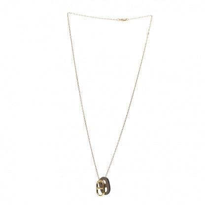 Hermes Swift O'Maillon Pendant Necklace Etoupe 3 of 6