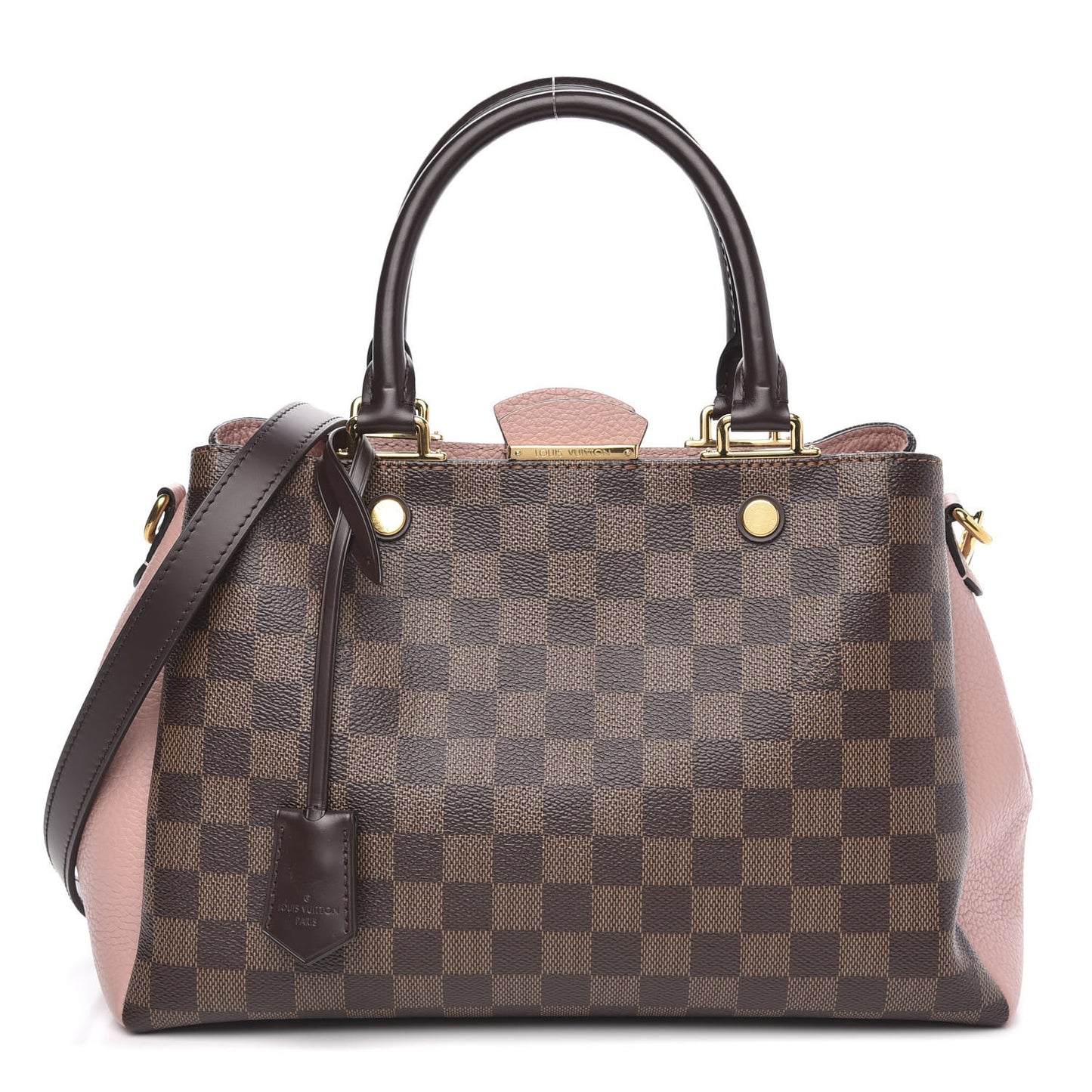 Damier Ebene Cuir Taurillon Brittany Magnolia