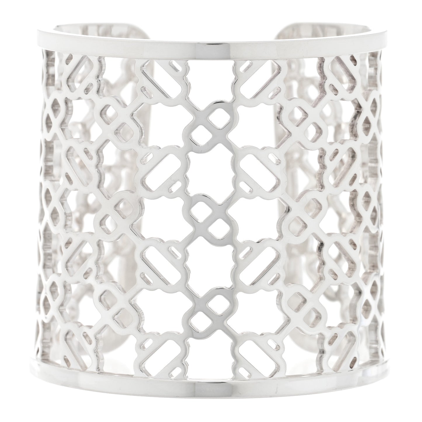 Sterling Silver Passerelle Chaine d'Ancre Cuff Bracelet SH