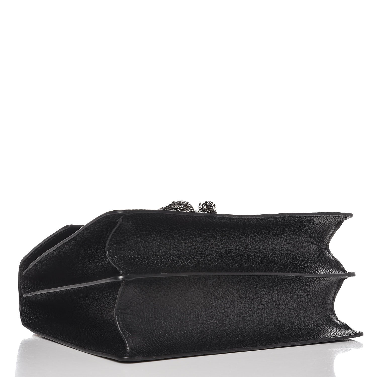 Gucci Dollar Calfskin Crystal Web Medium Dionysus Bamboo Top Handle Bag Black Black Diamond 5 of 10