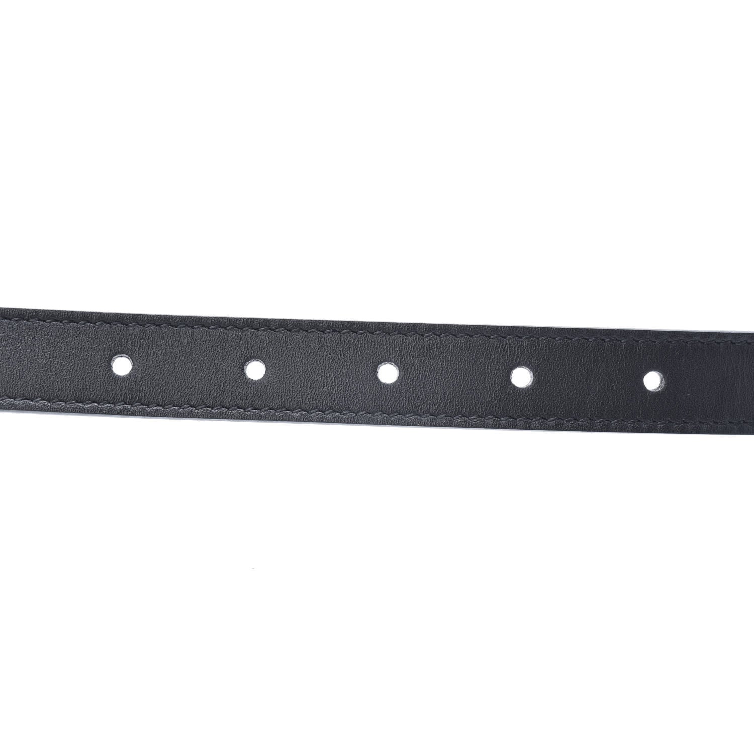 Gucci Calfskin Double G 20mm Belt 80 32 Black 5 of 5