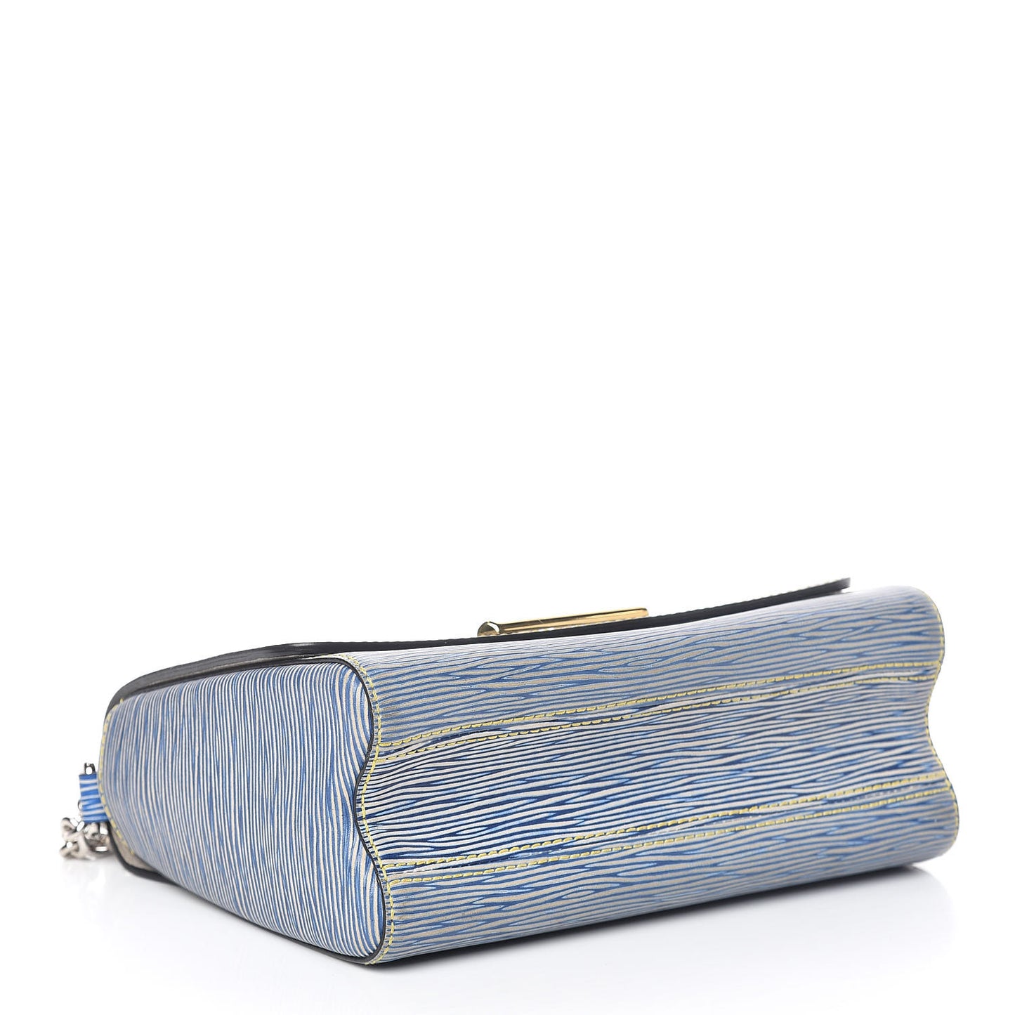 Epi Twist Shoulder Bag MM Denim Light