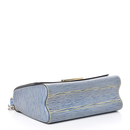 Louis Vuitton Epi Twist Shoulder Bag MM Denim Light 4 of 11