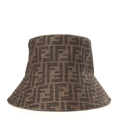 Fendi Technical Fabric FF Reversible Bucket Hat S Tobacco Beige 2 of 8