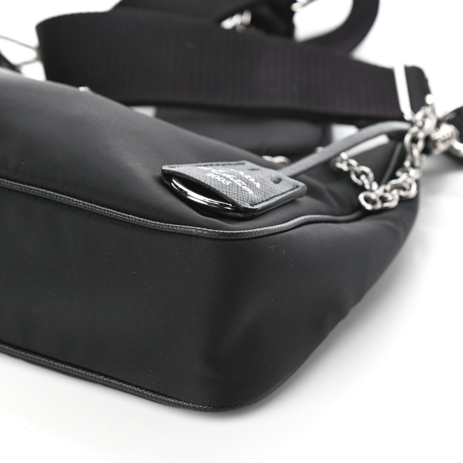 Prada Nylon Re-Edition 2005 Shoulder Bag Black 8 of 8