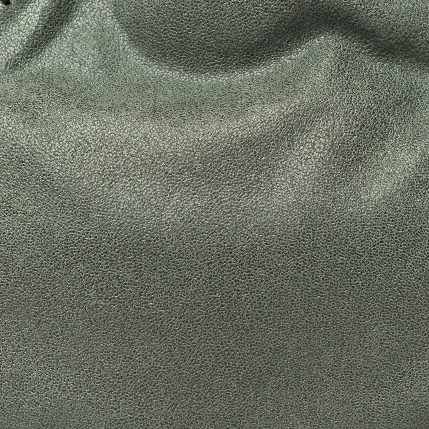 Shaggy Deer Mini Falabella Fold Over Tote Stone Green