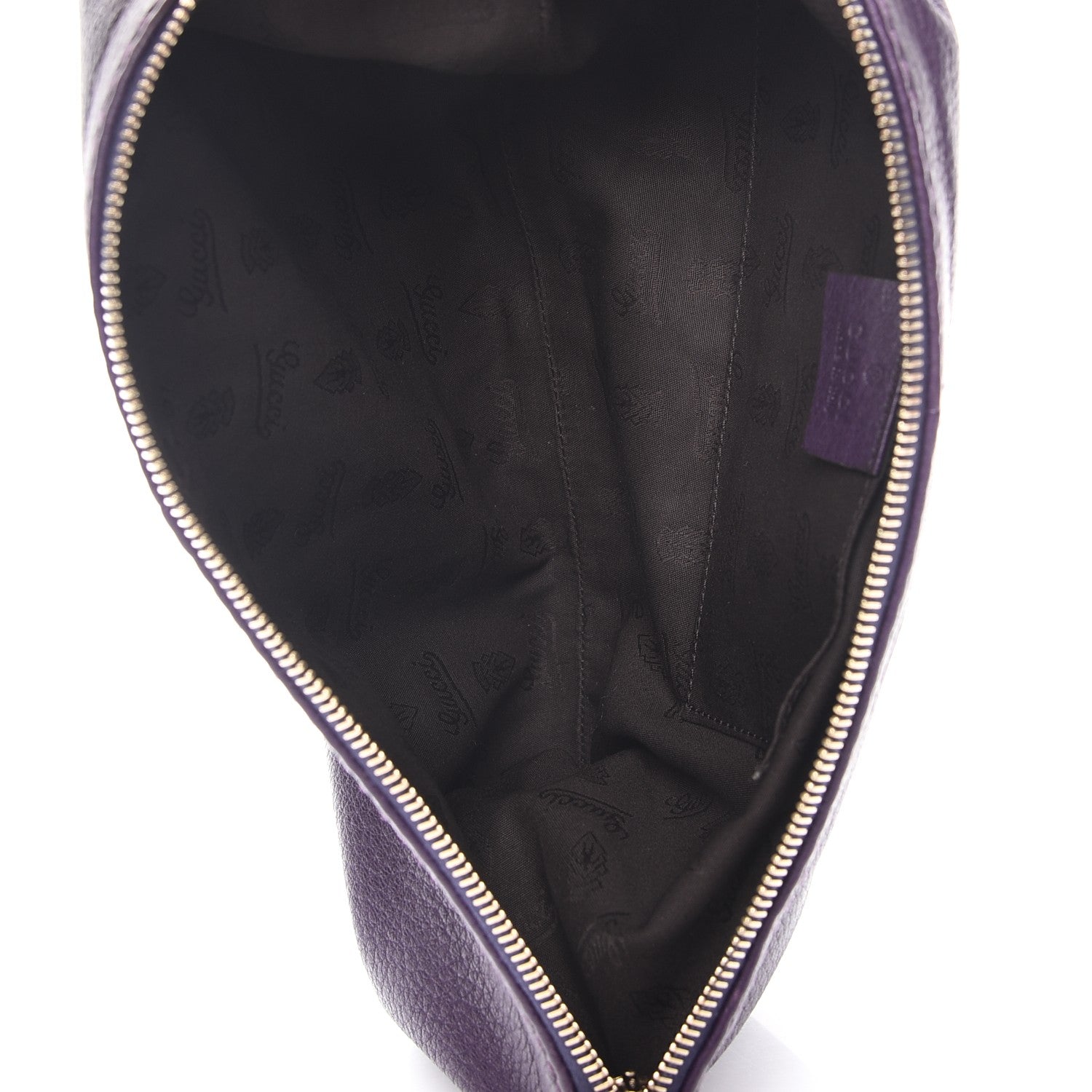 Gucci Deerskin Sienna Small Clutch Purple 5 of 7