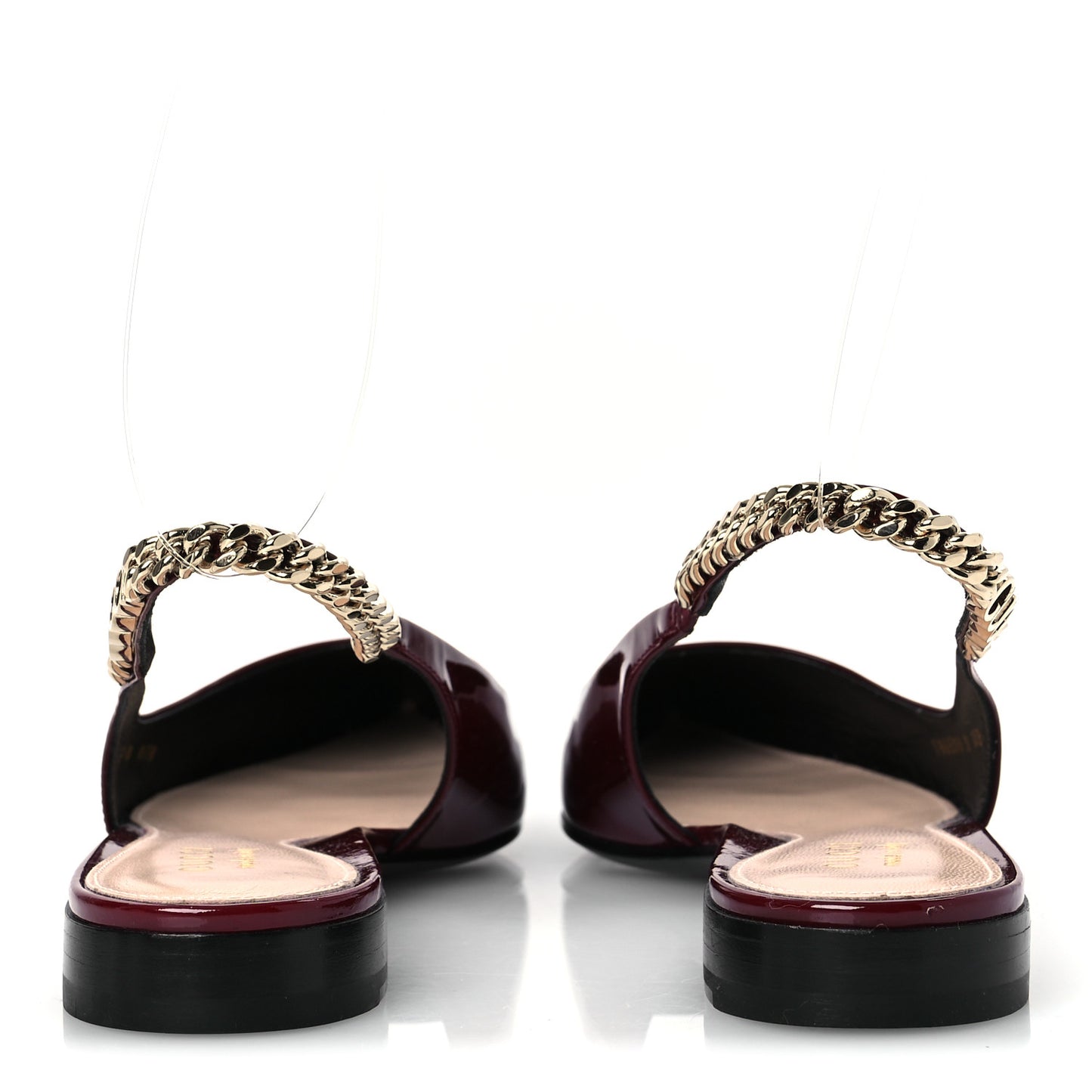 Patent Signoria Ballet Slingback Ballet Flat 38 Rosso Ancora