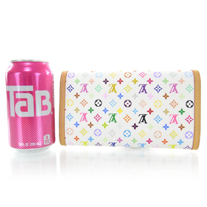 Louis Vuitton Monogram Multicolor Porte Tresor International Wallet White 2 of 7
