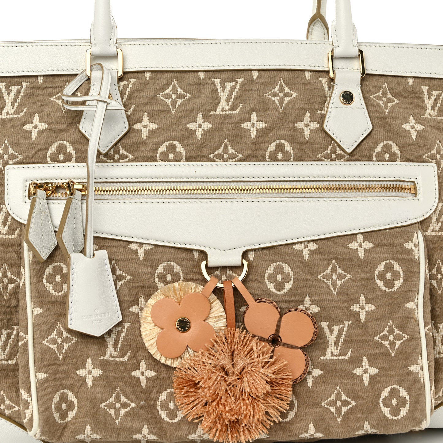 Monogram Sabbia Cabas GM White