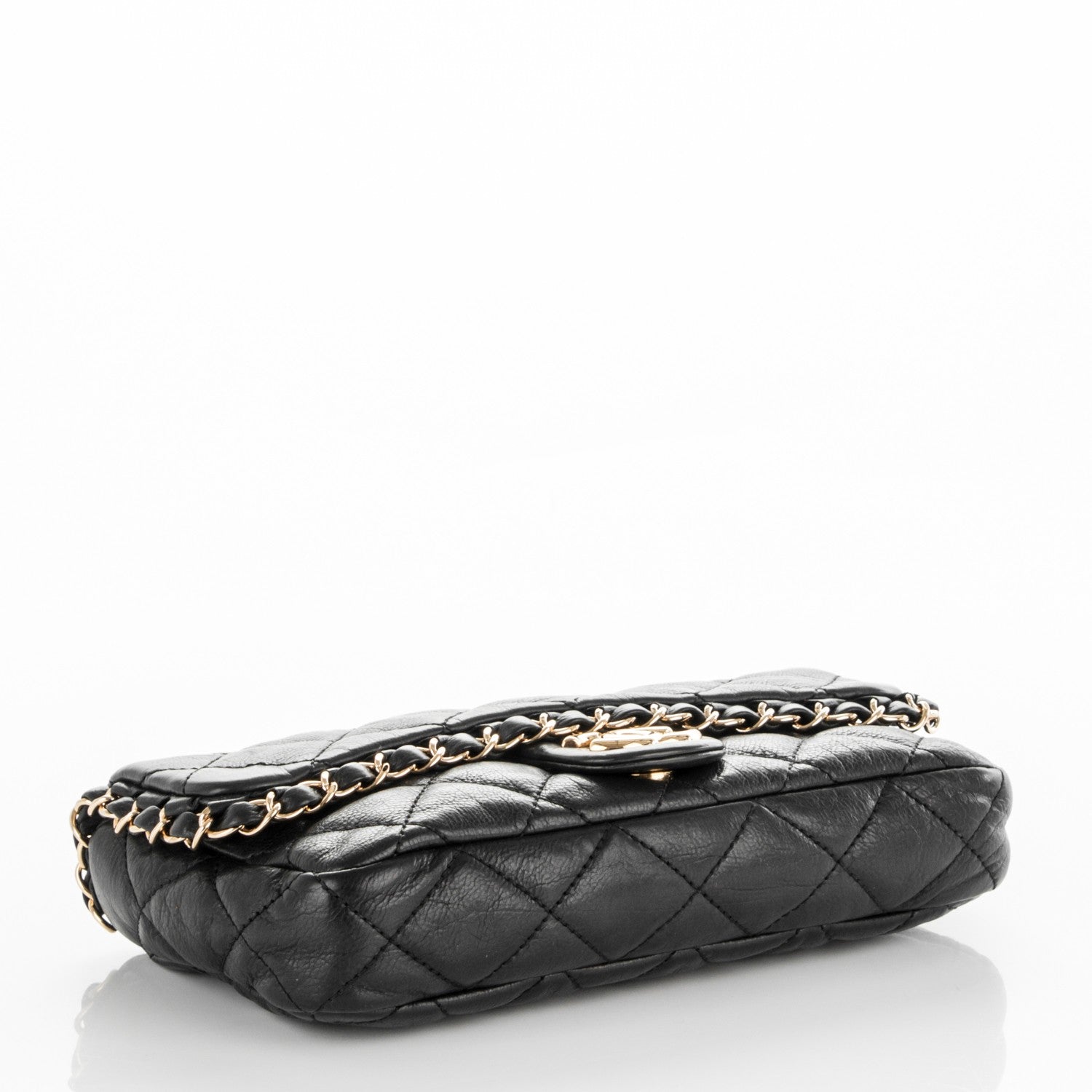 Chanel Calfskin Quilted Medium Chain Me Flap Black 4 of 7