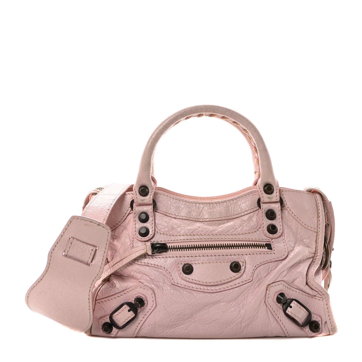 Balenciaga Agneau Classic Hardware Mini City Rose Petunia 1 of 11