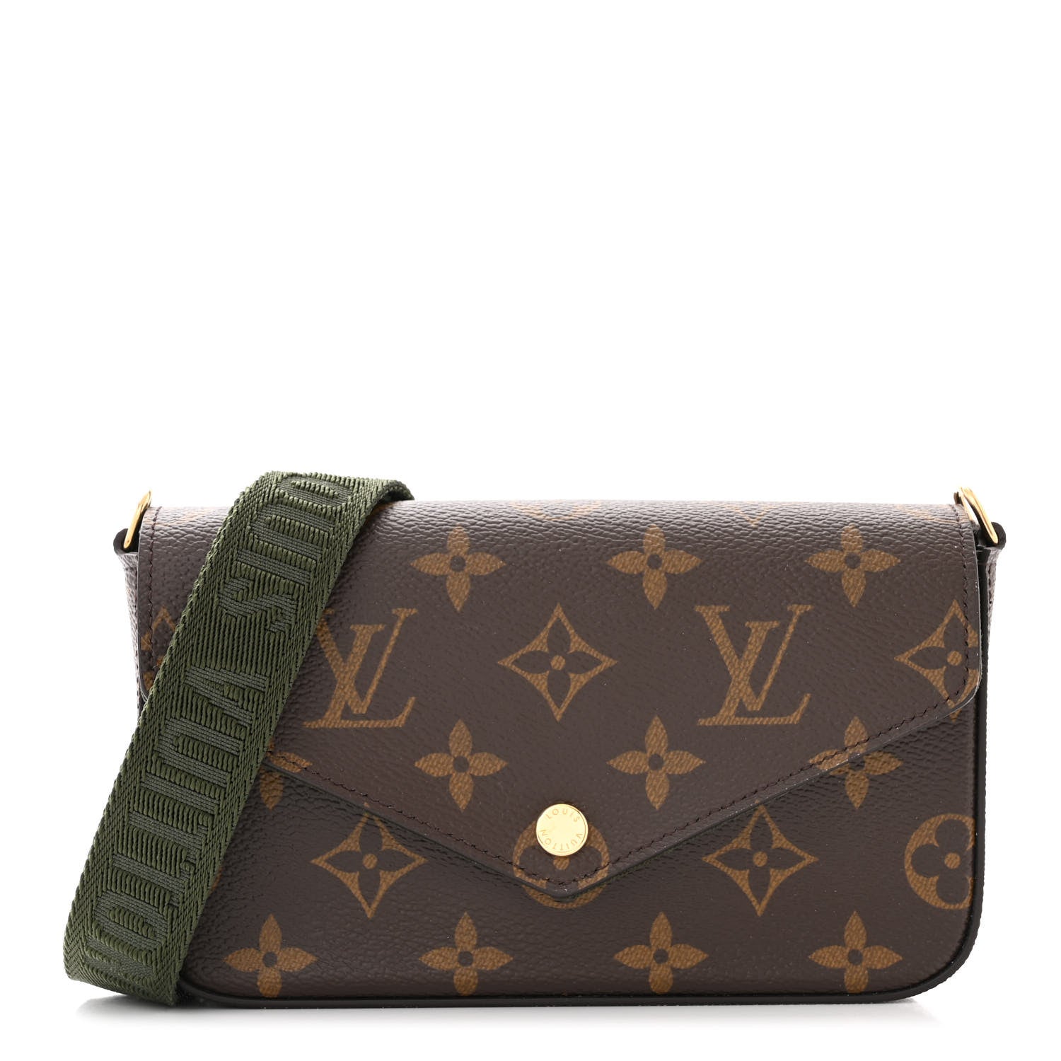 Louis Vuitton Monogram Felicie Strap & Go Kaki 1 of 10