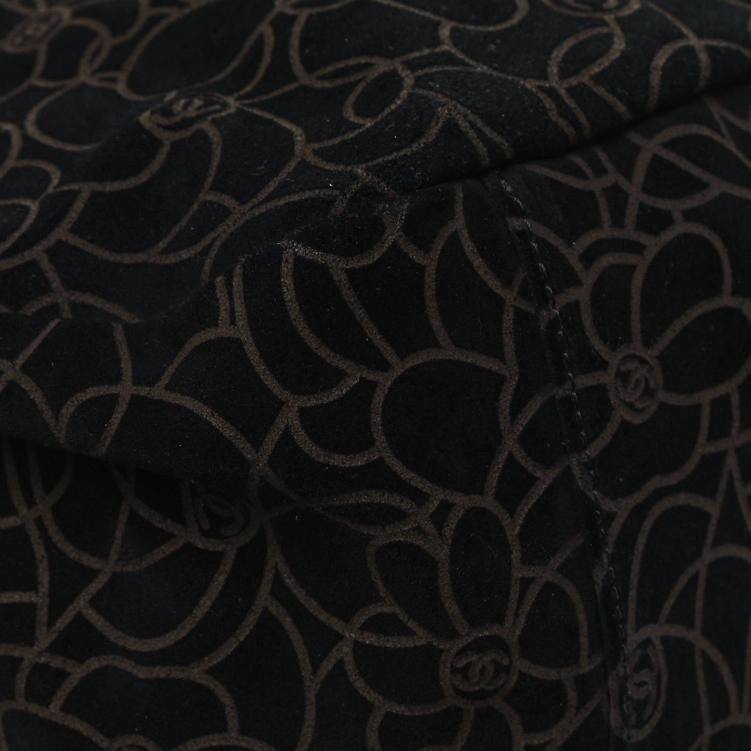 Chanel Suede Camellia Hobo Bag Black 11 of 14