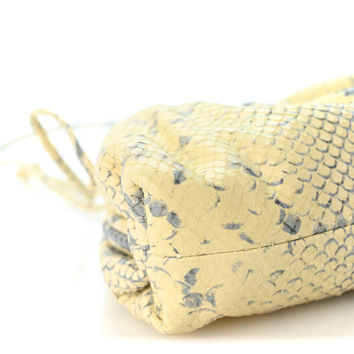 Snakeskin The Mini Pouch Cantaloupe
