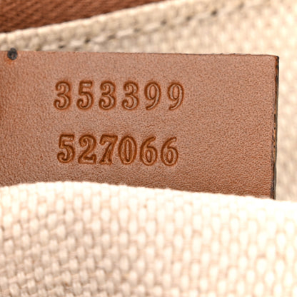 Gucci Monogram Medium Half Moon Hobo Brown 7 of 11
