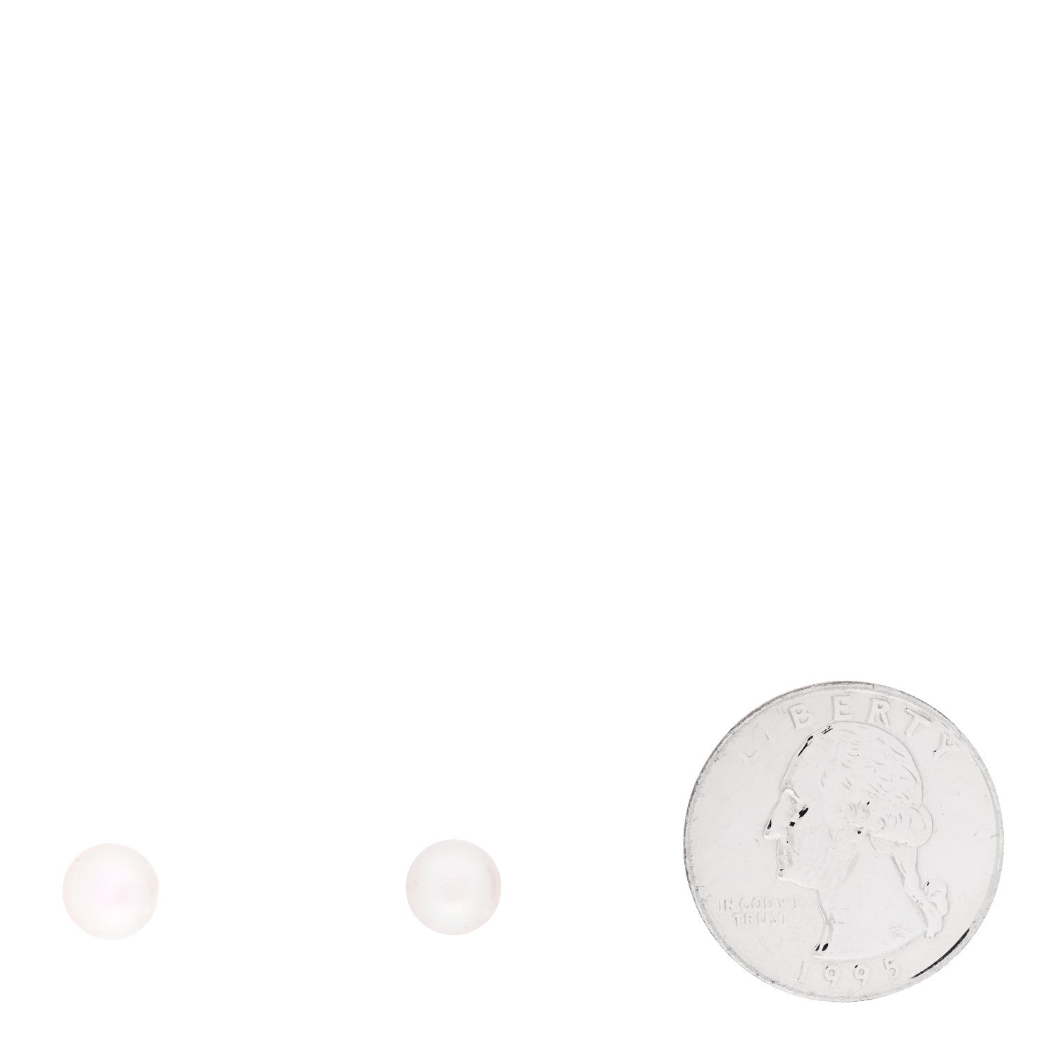 Mikimoto 18K White Gold Akoya Pearl 7.5-8mm Stud Earrings 2 of 4