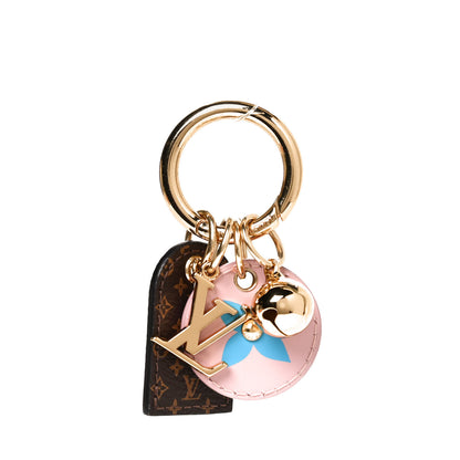 Louis Vuitton Monogram Fetish Lug Tag Bag Charm Brown 1 of 5