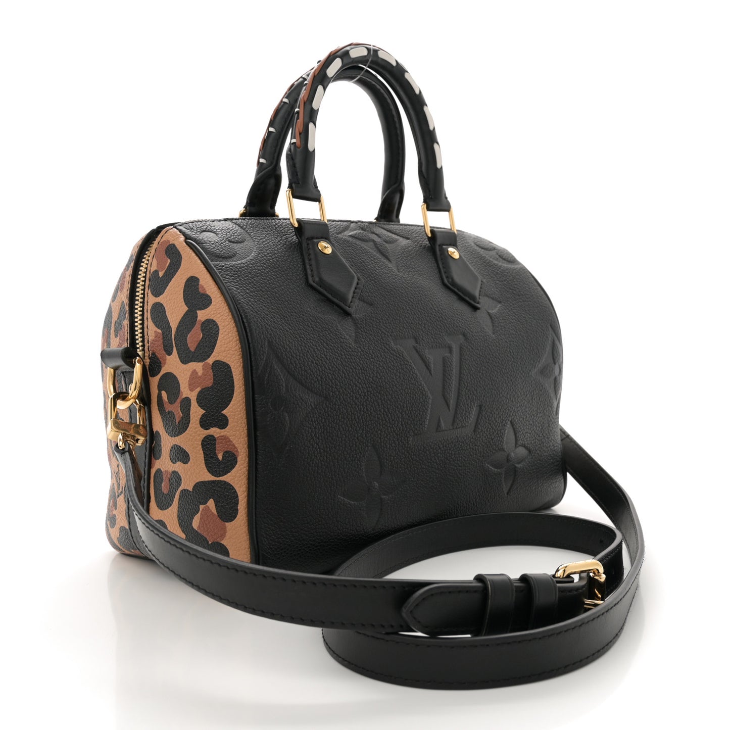 Empreinte Monogram Giant Wild At Heart Speedy Bandouliere 25 Black