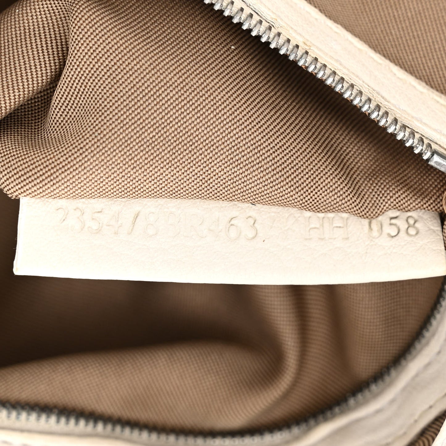 Calfskin Forever Shoulder Bag White