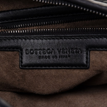 Bottega Veneta Nappa Intrecciato Velvet Embellished Large Veneta Hobo Black 5 of 11