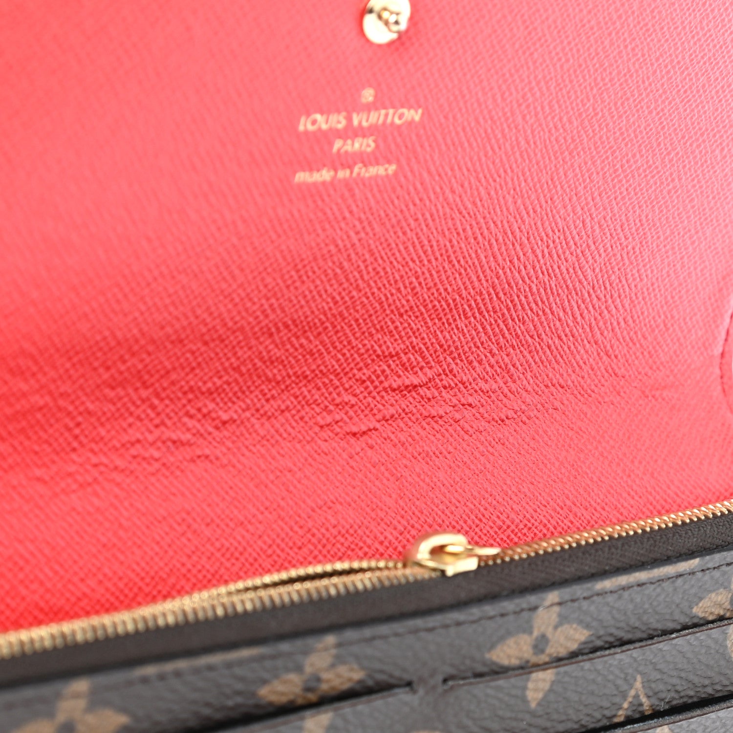 Louis Vuitton Monogram Bloom Flower Emilie Wallet Coquelicot 8 of 9