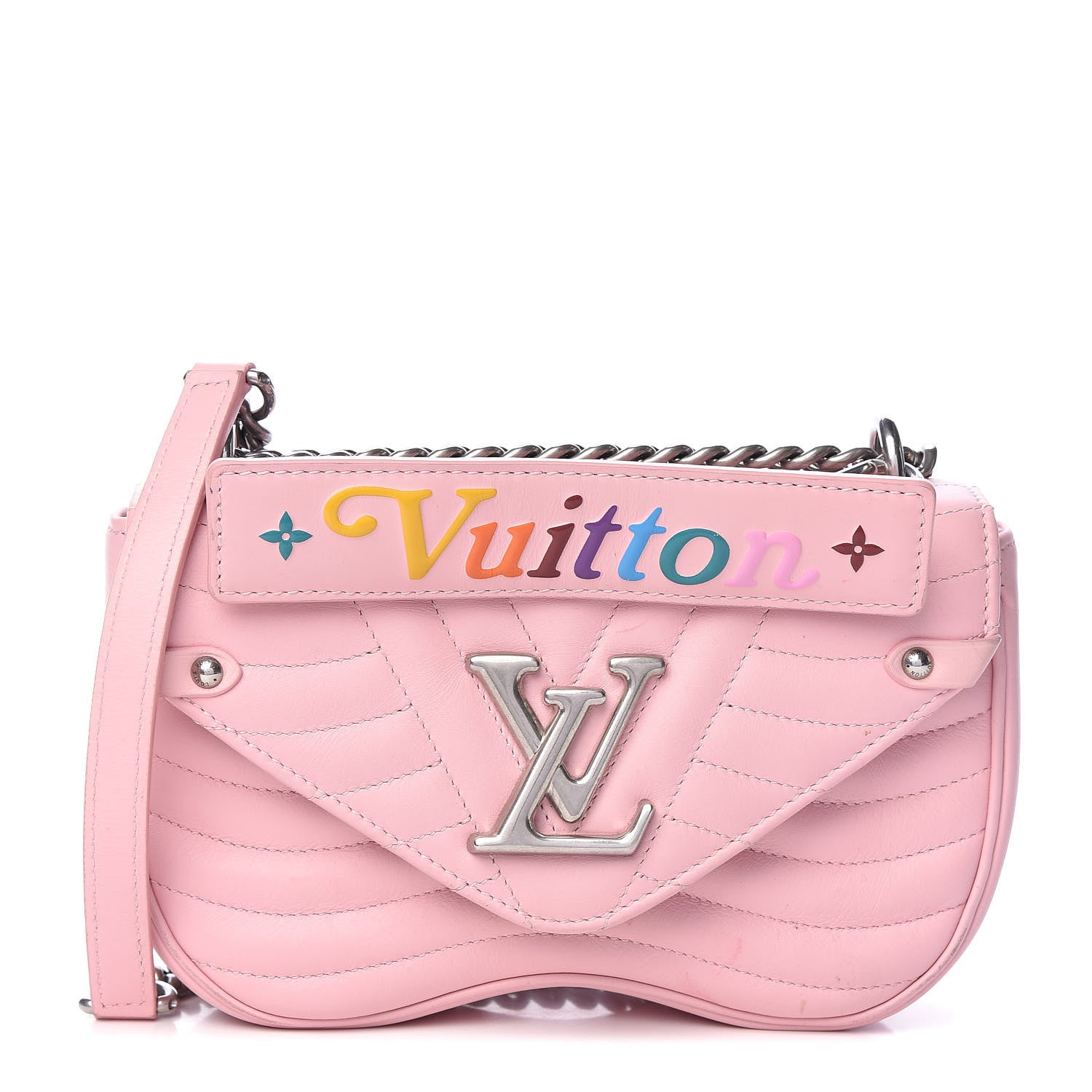 Louis Vuitton Calfskin New Wave Chain PM Smoothie Pink 1 of 16
