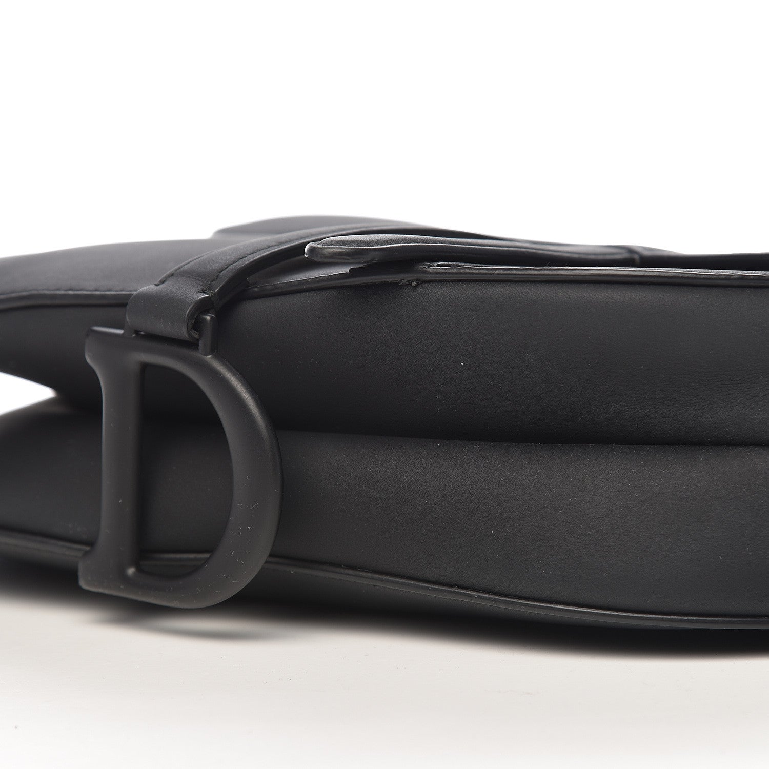 Christian Dior Ultra Matte Calfskin Saddle Bag Black 13 of 14