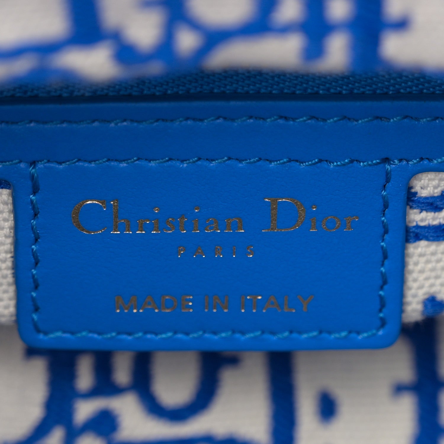 Christian Dior Wicker Oblique Mini Lady Dior Bag Florescent Blue 6 of 9