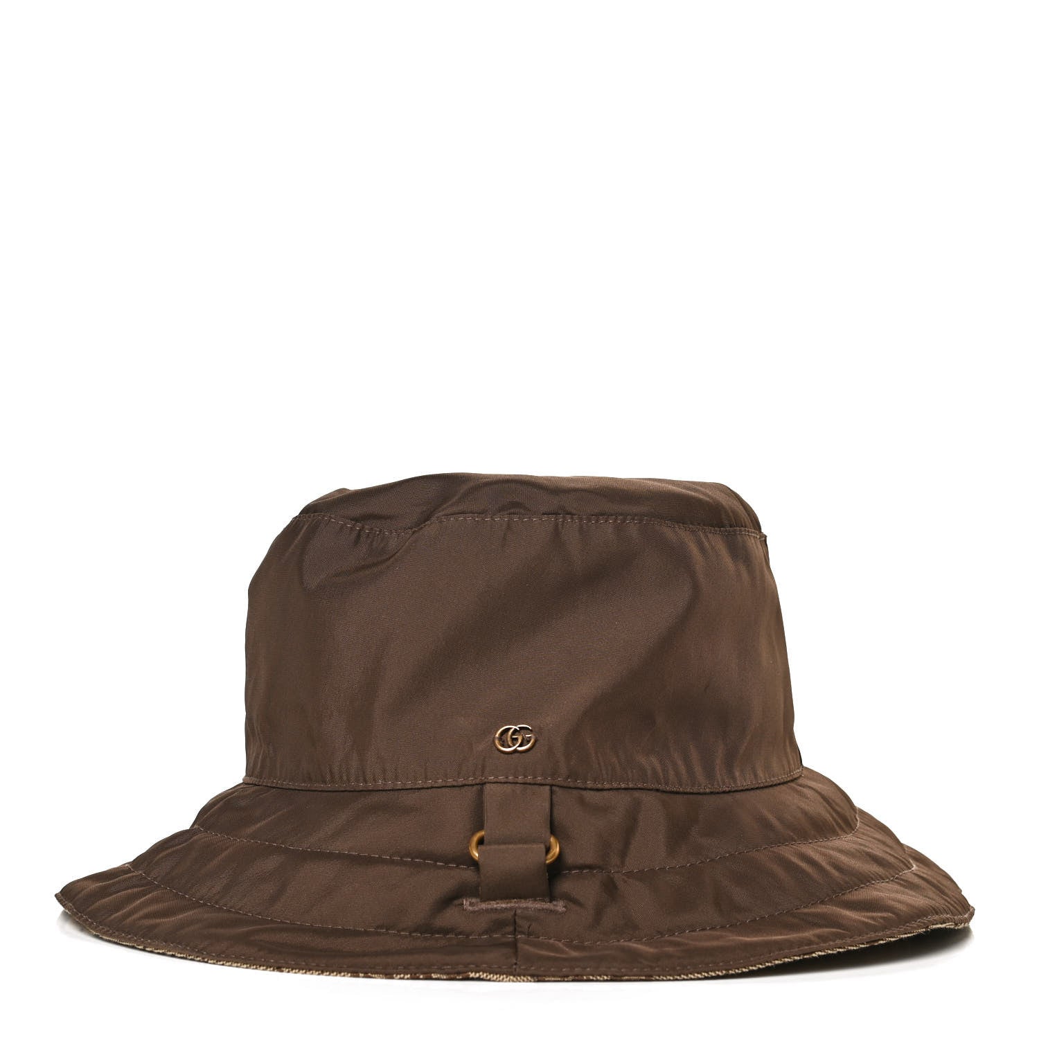 Gucci Canvas Monogram Reversible Bucket Hat M Brown 4 of 14