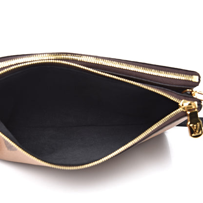 Louis Vuitton Reverse Monogram Giant Double Zip Pochette 8 of 11