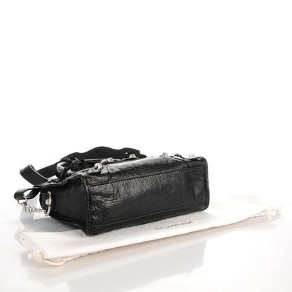 Balenciaga Agneau Giant 12 Silver Hardware Mini City Black 4 of 8