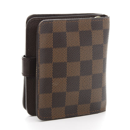 Louis Vuitton Damier Ebene Zippe Zipped Compact Wallet 3 of 9