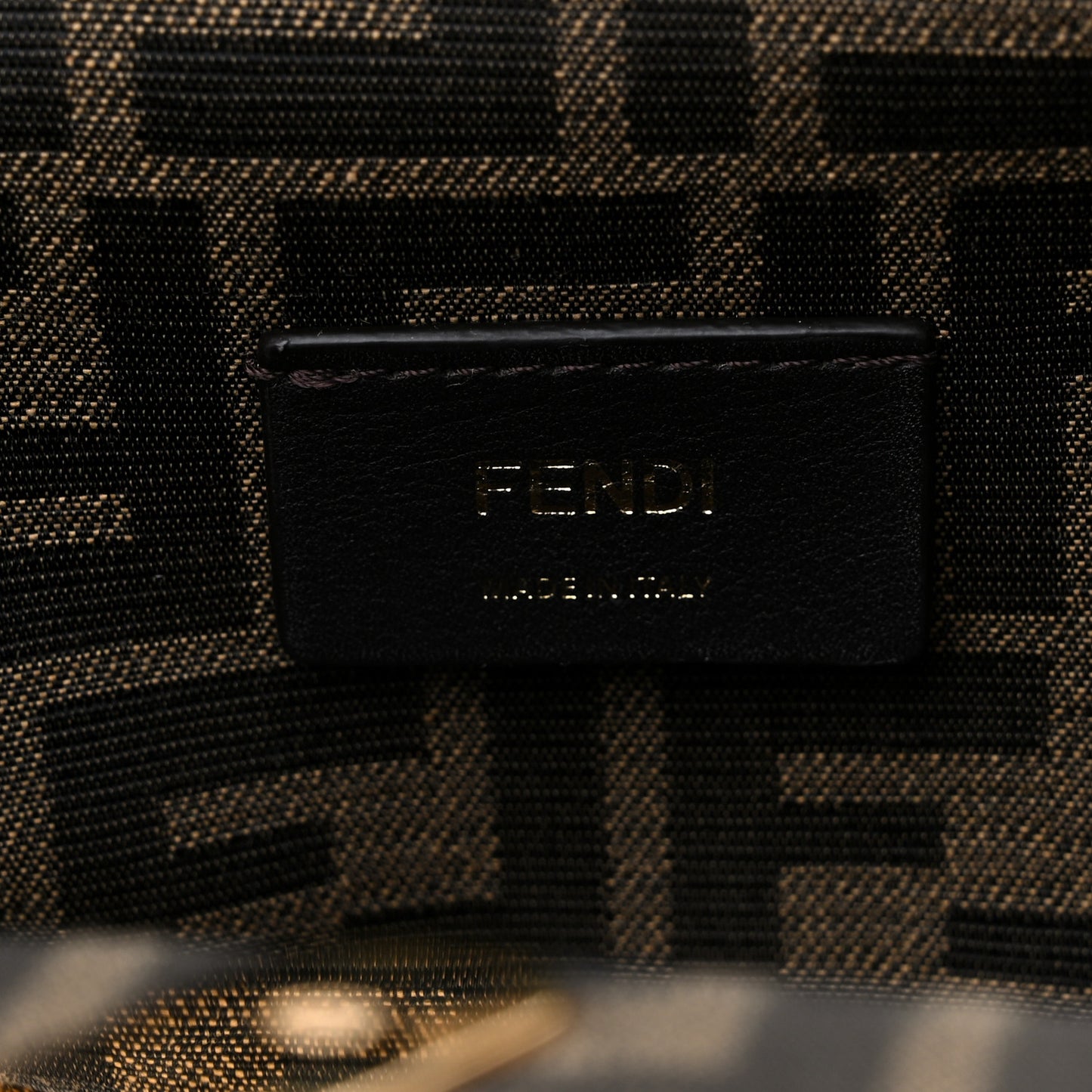 Raffia Nappa Macrame Small Fendi First Natural Sahara