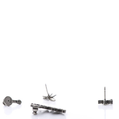 Christian Dior Palladium Crystal J'adior Earrings 3 of 5