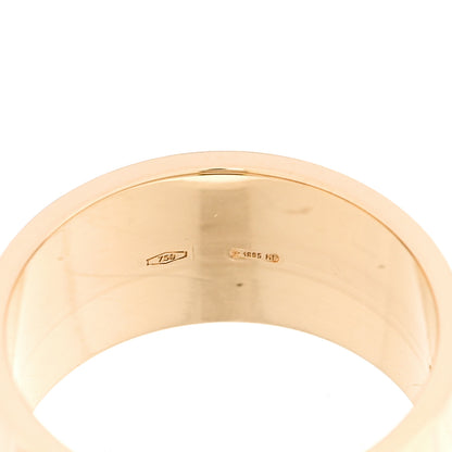 Gucci 18K Yellow Gold 9mm Icon Band Ring 46 3.75 5 of 6