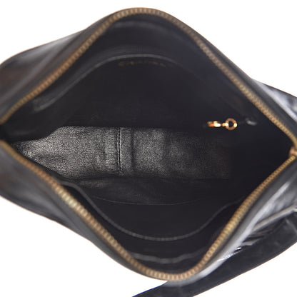 Chanel Lambskin Quilted CC Tassel Camera Case Black 5 of 15